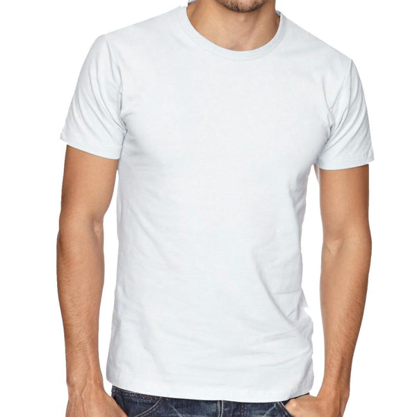 5 stk. basic hvide T-shirts i lækker bomuld